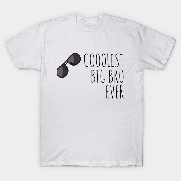 Coolest big bro ever T-Shirt by warantornstore